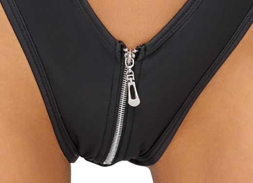 Body rückenfrei Mattlook provokativ am Po mit Stretchbändern Nackenträger mit Kragen von COTTELLI PARTY günstig kaufen