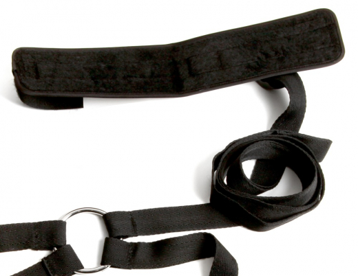 Bondage Ensemble de menottes pour lit Hard Limits Satin Néoprène