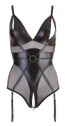 Bondage-Body m. Reissverschlüssen Wetlook