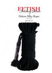 Bondage Seil Deluxe Silky Rope schwarz 9.75 Meter 6.5mm