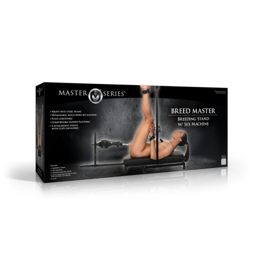 Bondage Sexliege m. Fickmaschine Breed Master verstellbare Stangen BdSM Fessel-Sexmöbel von MASTER SERIES kaufen