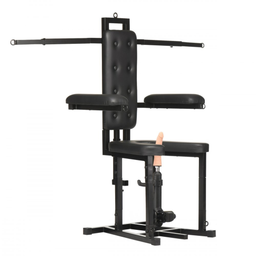 Bondage Sexstuhl m. Fickmaschine Enforcer Chair massiv mit Fesselpunkten BdSM Sexmöbel günstig kaufen