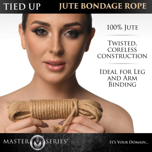 Bondageseil Jute 15.2 Meter 6mm naturfarben