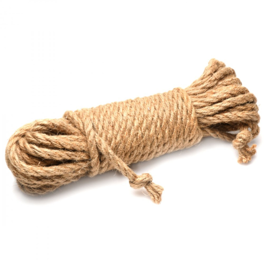 Bondage Rope Jute 7.6 Meter 6mm natural