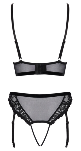 Bralette & Straps-Slip ouvert Spitze & Netz