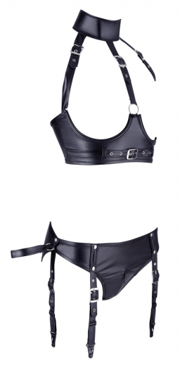 Brustgeschirr & Straps-Slip Mattglanz