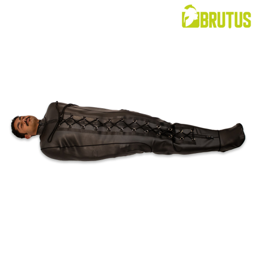Acheter le sac de bondage BRUTUS en néoprène avec fermetures éclair et laçage pour des expériences de bondage intenses à un prix avantageux