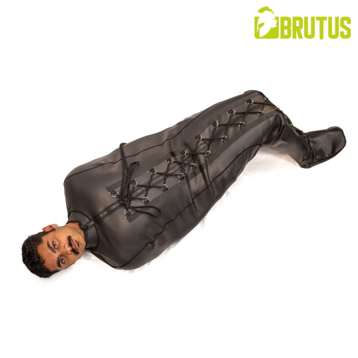 Acheter le BRUTUS Bondage Bag en néoprène, une combinaison de contention intégrale pour des expériences de bondage intenses par BRUTUS