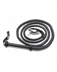 Bullwhip braided 250cm PU-Leather