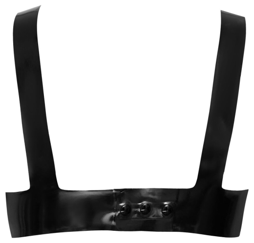 Bustier-Top m. Druckknöpfen Latex schlicht-schönes geklebtes Bustier Oberteil mit Druckverschluss von LATE-X kaufen