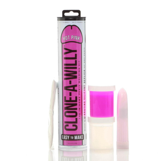 Clone-A-Willy Hot Pink Peniskopierset zur Erstellung eines detailgetreuen & vibrierenden Penisdildo kaufen