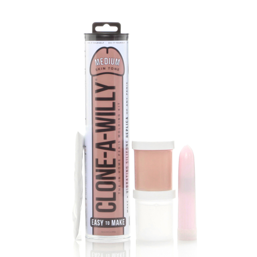 Clone-A-Willy Medium Skin Tone Penis Casting Kit create @Home your personalized vibrating Silicone Copy of a Penis buy