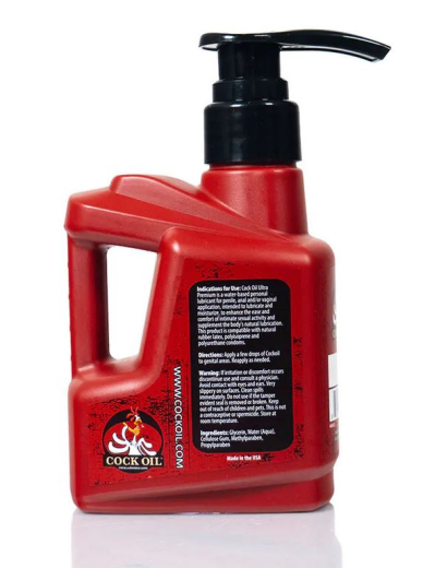 Cock Oil Premium Gleitmittel Kunststoff-Flasche m. Pumpe 296ml mit körperverträglichen Inhaltsstoffen kaufen