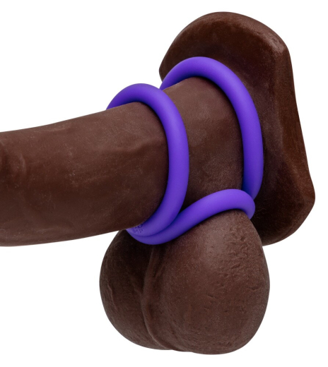 Cockring-Set Silikon 3 Stück lila