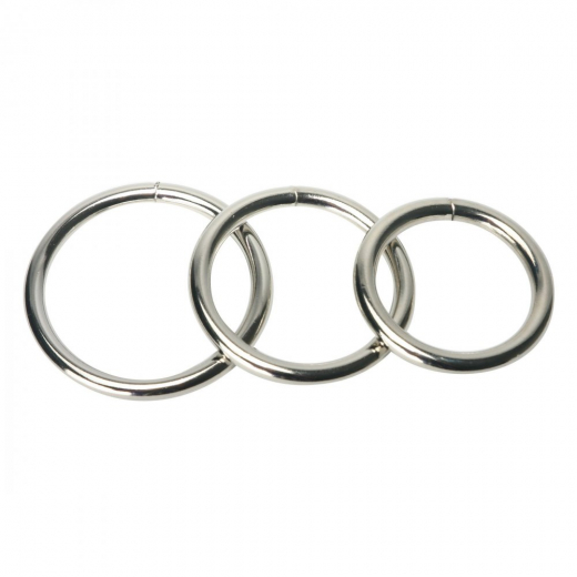 Cock Rings Set Master Series Trine Steel