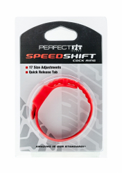 Cockring einstellbar Perfect Fit Speed Shift TPE rot