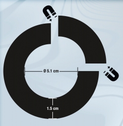 Cockring / Hodenstrecker magnetisch 5.1cm