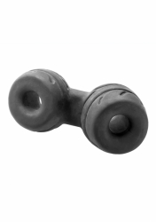 Cock Ring Testicle Stretcher Perfect Fit Cock & Ball SilaSkin black