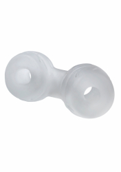 Cock Ring Testicle Stretcher Perfect Fit Cock & Ball SilaSkin semi-transparent
