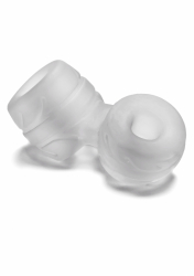 Cock Ring Testicle Stretcher Perfect Fit Cock & Ball SilaSkin semi-transparent