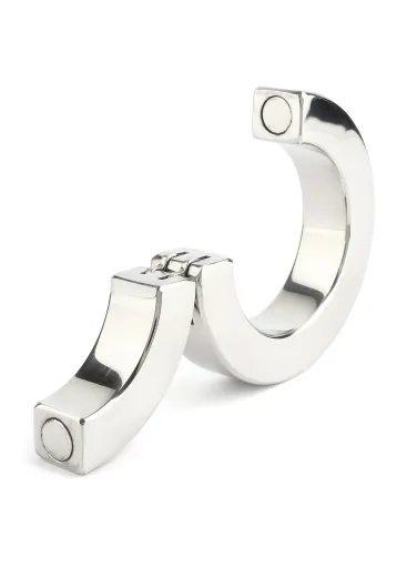 Cockring m. Scharnier magnetisch Edelstahl 45mm