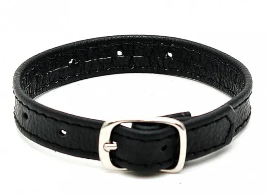 Cockring m. Schnalle Leder