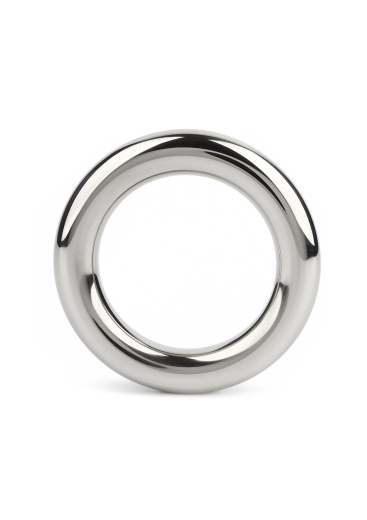 Cock Ring The Prince Stainless Steel 10x40mm seamless made of round Steel Penis Ring glossy polished by MR STEEL buy