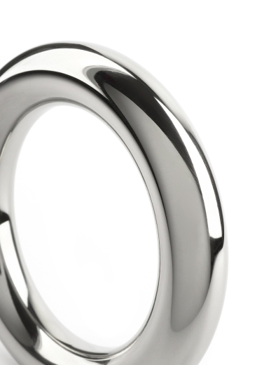 Cock Ring The Prince Stainless Steel 10x40mm seamless made of round Steel Penis Ring glossy polished buy cheap