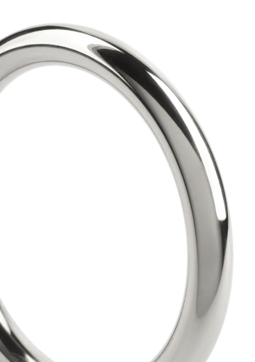 Cock Ring The Prince Stainless Steel 6x40mm seamless made of round Steel Penis Ring glossy polished buy cheap