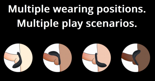 Cockring m. Vibration App-gesteuert Lovense Diamo dehnbares Silikon kräftige 3 Stufen Vibration 10 Muster günstig