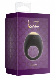 Cockring vibrierend m. Lichteffekten ToyJoy Luz Eclipse schwarz