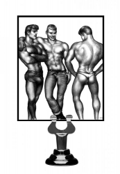 Cockringe Silikon 3er-Set Tom-of-Finland schwarz