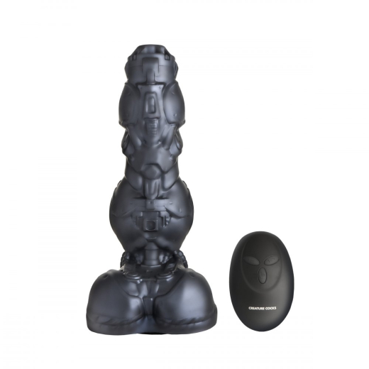 Creature Cocks Cyborg Cock thrusting Fantasy Vibrator w. Remote 3 Thrust-Speed 3x7 Vibro-Modes Silicone Vibe buy