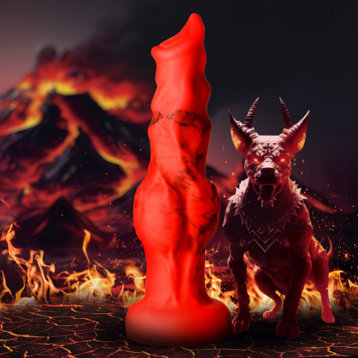 Creature Cocks Dildo Fire Hound medium Silikon