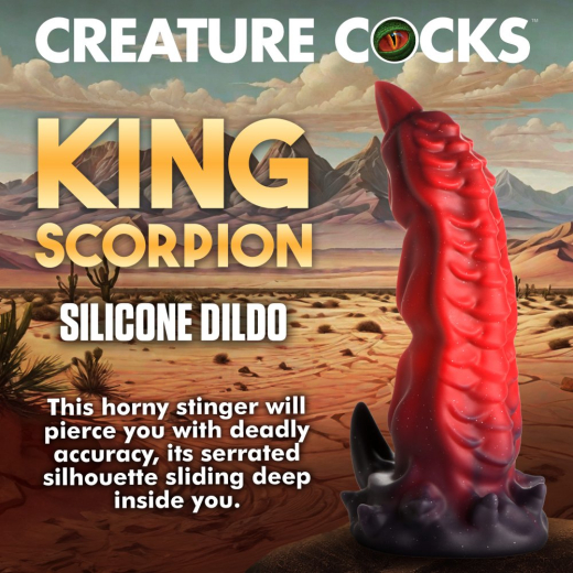 Creature Cocks Dildo Scorpion King Silikon mit Stachel & Reiztextur Fantasiedildo von CREATURE COCKS kaufen