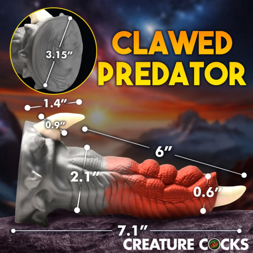 Creature Cocks Dildo Talon Dragon Finger Silikon grosser Fantasie-Dildo in Drachenfinger-Form mit spitzen Klauen kaufen