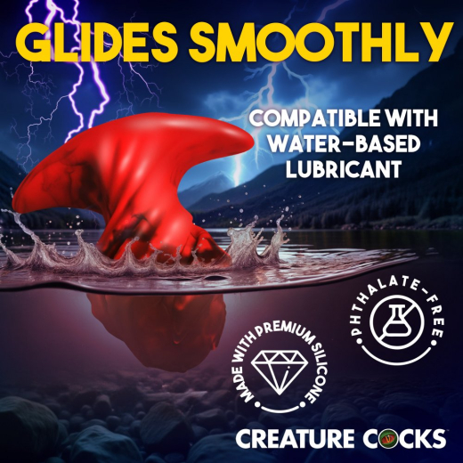 Creature Cocks Dragonspawn Fantasy Analplug Silikon large Drachenei-Form breite ergonomische Basis günstig kaufen