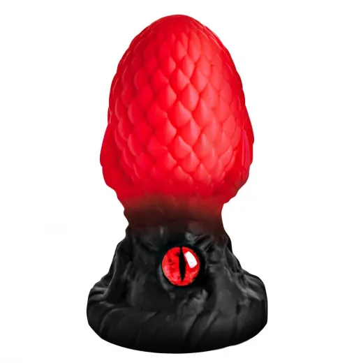 Creature Cocks Eye of the Dragon Fantasie-Analplug Silikon rot m. starkem Saugfuss schuppenartige Textur günstig kaufen
