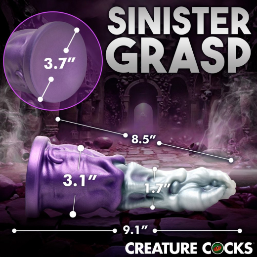 Creature Cocks Fantasie Dildo Grim Reaper Silikon Sensenmann Knochenhand-Dildo starke Saugbasis günstig kaufen