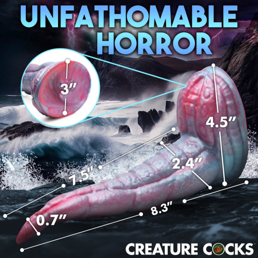 Creature Cocks Fantasiedildo Tentacle Cock Silikon m. Noppen & Rippen 6.1cm Durchmesser günstig kaufen