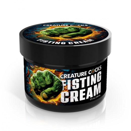 Creature Cocks Fisting Cream desensitizing 236ml Silicone based mild relaxing 5% Benzocaine thick white Formula buy