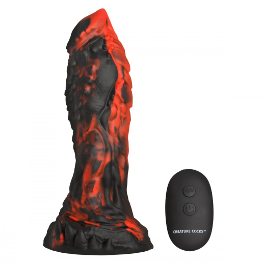 Creature Cocks Inferno Cock Silikonvibrator m. Fernbedienung 3 Speed 7 Modi aufladbar wasserdicht günstig kaufen