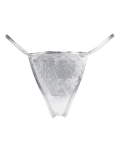 Damen Mini G-String silber minimalistischer Damenstring mit elastischen Bändern Polyamid von RIMBA günstig kaufen