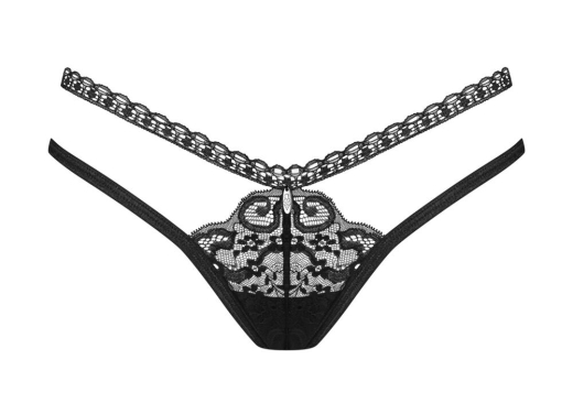 Damenstring Blomentis m. Spitze elegant mit doppeltem Bund & feinen Spitzendetails von OBSESSIVE kaufen