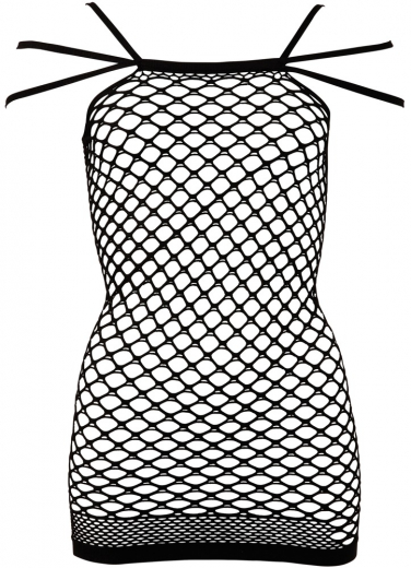 Lingerie Mini Dress transparent Coarse Mesh