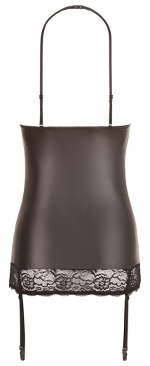 Dessouskleid busenfrei Mattglanz & Spitze