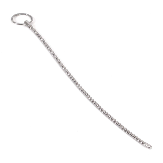 Dilator flexible w. Beads Stainless Steel 6mm 20cm long malleable beaded Urethral Sound with End-Ring buy cheap