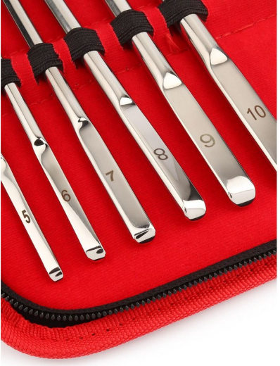 Dilator Sounds Kit 10 Pc. Hegar flat ended Stainless Steel medical Devices for Urethral stretching 5-14mm buy cheap
