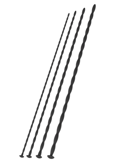 Dilator-Set 4er gewellt 3-6mm Silikon