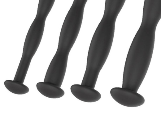 Dilator-Set 4er gewellt 3-6mm Silikon biegsame Dilatatoren zur Harnröhren- & Postatastimulation Harnröhrenstifte kaufen